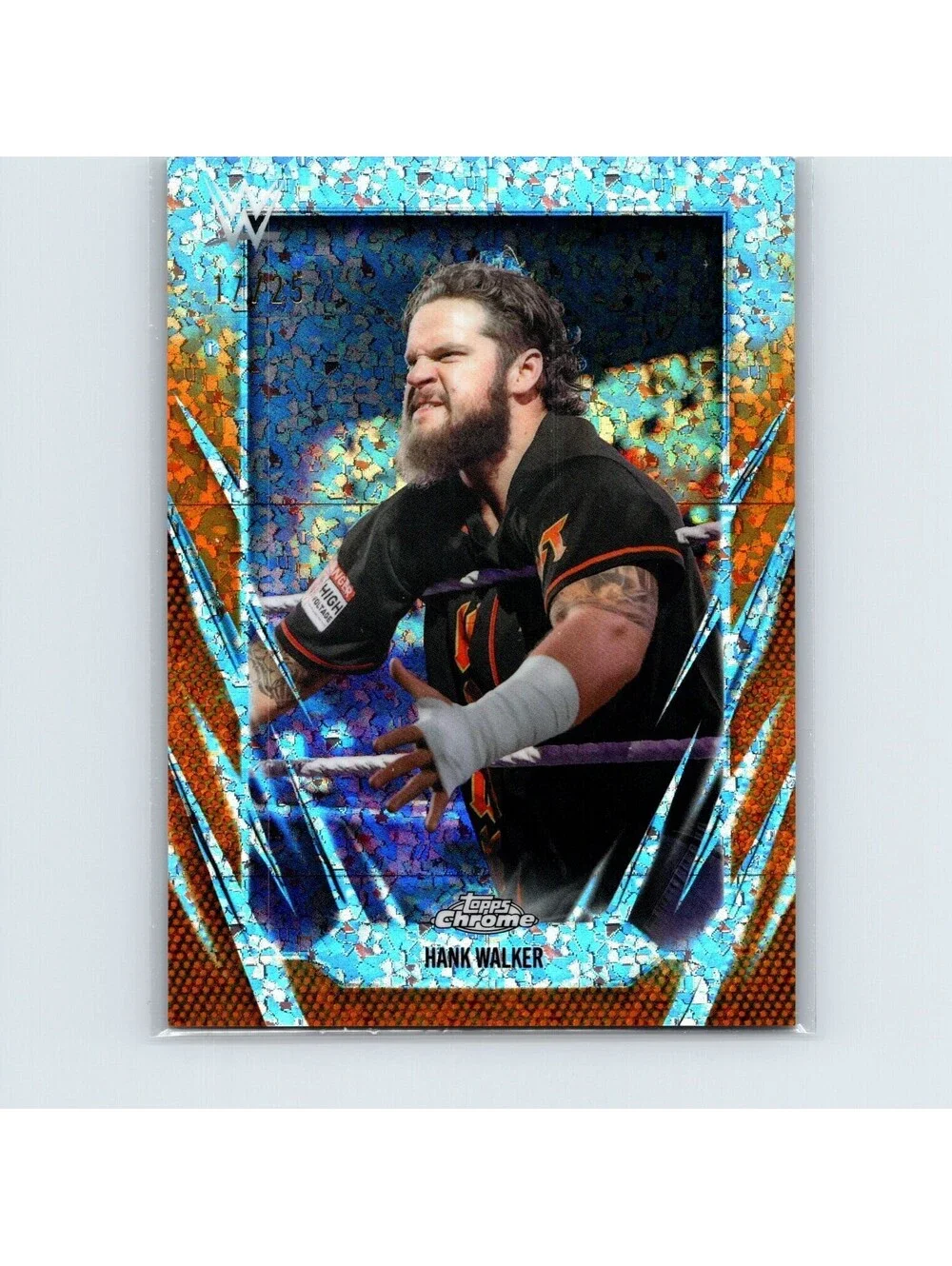 2026 Topps Chrome WWE - Hank Walker #195 - Orange Mini Diamonds #'d 17/25